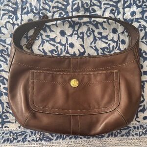 COACH Ergo 11283 Vintage Hobo Purse Brown Leather Shoulder Bag Y2K